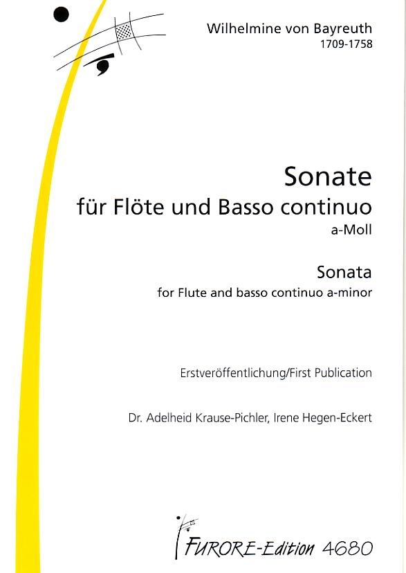 Sonate fr Flte und B.C. in a-Moll - hier klicken
