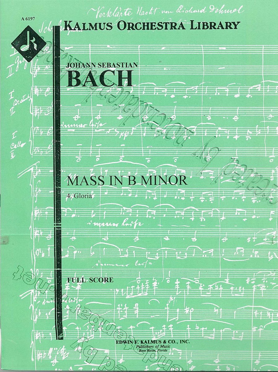 Mass in B-minor: Missa; #4, Chorus: Gloria in Excelsis (1747-49), parts (excl. score) - hier klicken
