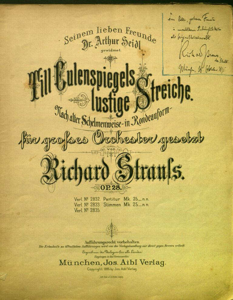 Till Eulenspiegels lustige Streiche (1895) - hier klicken