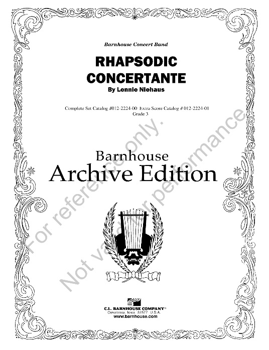 Rhapsodic Concertante - hier klicken