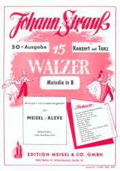 15 Walzer von Johann Strauss, B-Instr - hier klicken