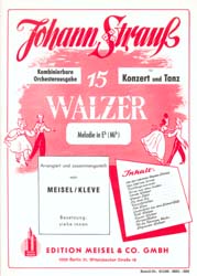 15 Walzer von Johann Strauss, Es-Instr - hier klicken