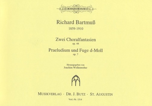 2 Choralfantasien Op.44/1 und Op.44/2; Präludium und Fuge d-Moll Op.7 - hier klicken 2 Choralfantasien Op.44/1 und Op.44/2; Präludium und Fuge d-Moll Op.7 - hier klicken