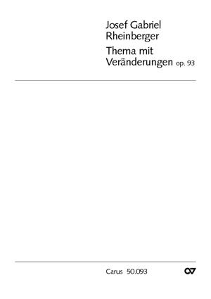Thema mit Vernderungen fr Streichquartett - hier klicken