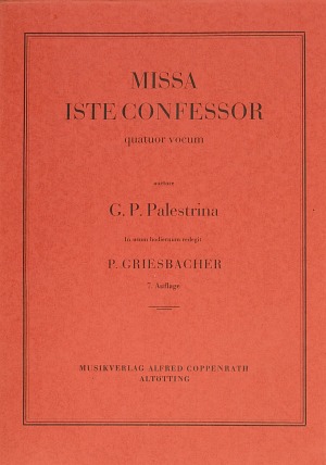 Missa Iste Confessor - hier klicken