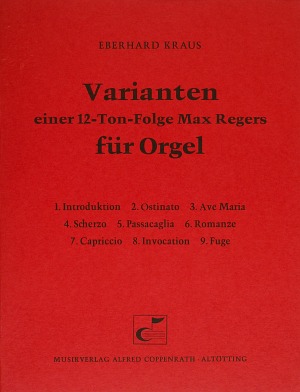 Varianten einer 12-Ton-Folge Max Regers - hier klicken Varianten einer 12-Ton-Folge Max Regers - hier klicken