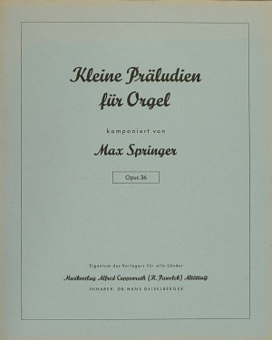 Kleine Prludien fr Orgel - hier klicken