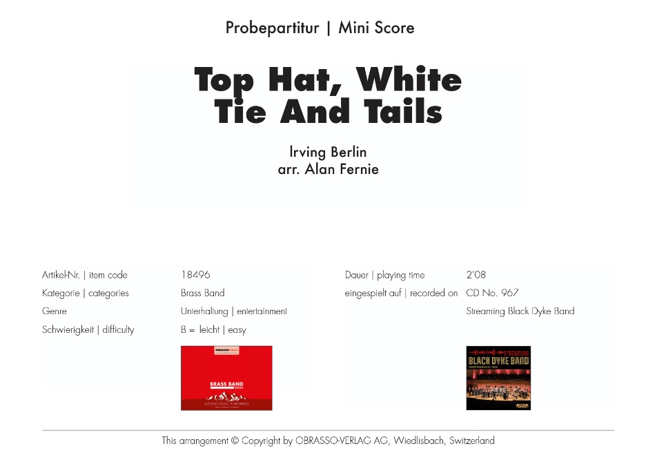 Top Hat, White Tie and Tails - hier klicken