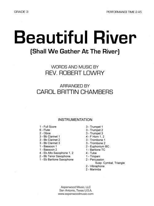 Beautiful River (Shall We Gather at the River) (1864) - hier klicken