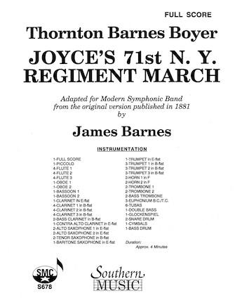 Joyce's 71st N.Y. Regiment March - hier klicken