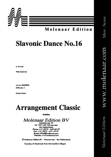 Slavonic Dance #16 - hier klicken