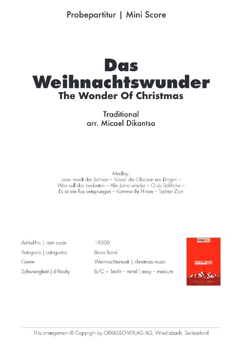 Weihnachtswunder, Das (The Wonder of Christmas) - hier klicken