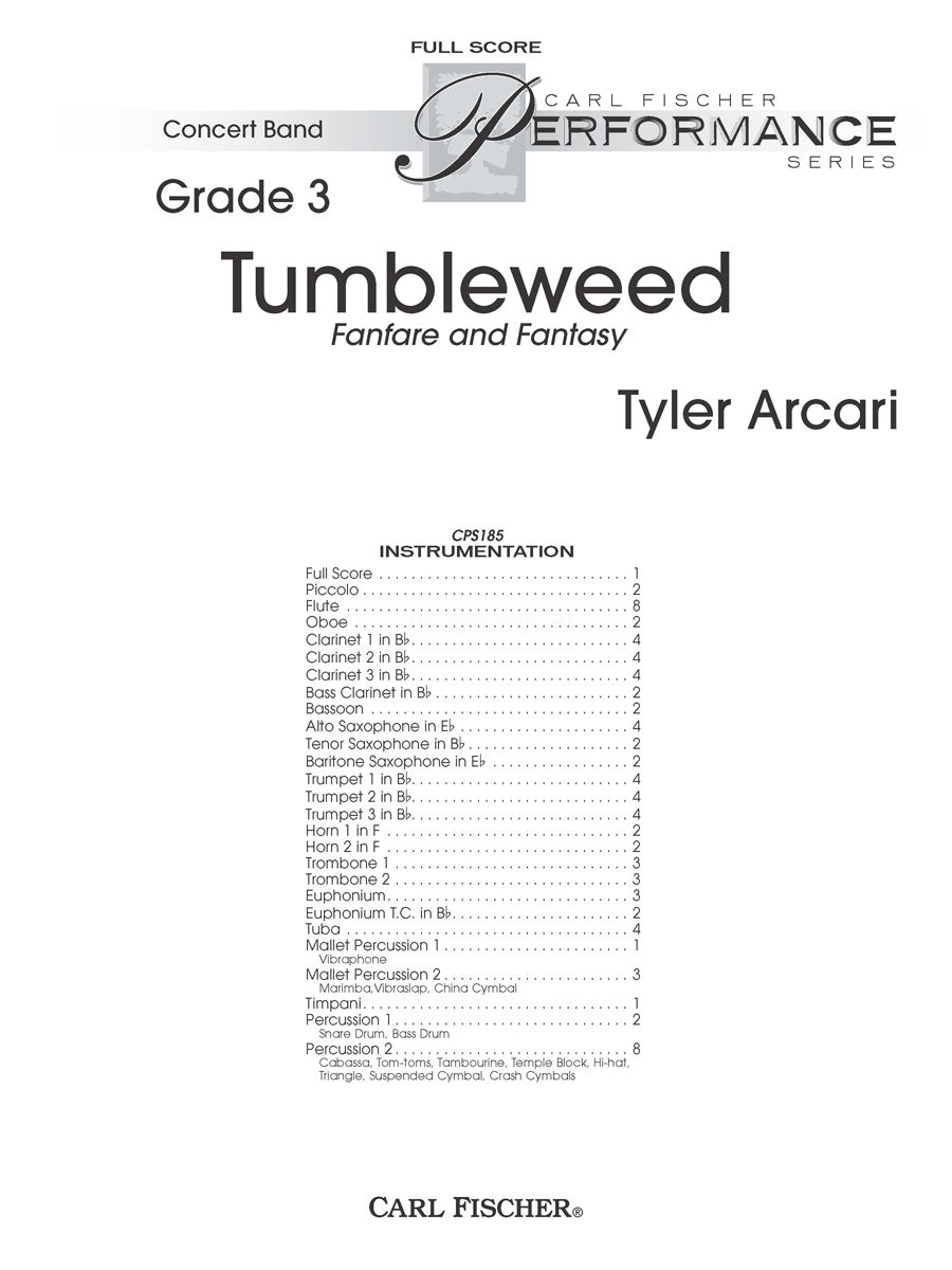 Tumbleweed (Fanfare and Fantasy) - hier klicken