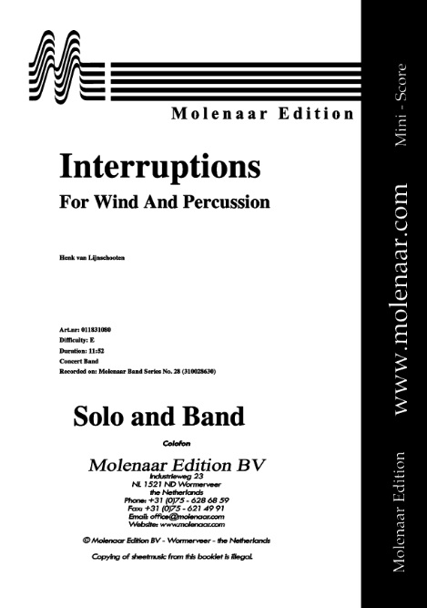 Interruptions for Wind and Percussion - hier klicken