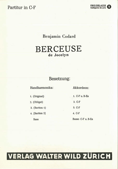 Berceuse de Jocelyn - hier klicken Berceuse de Jocelyn - hier klicken