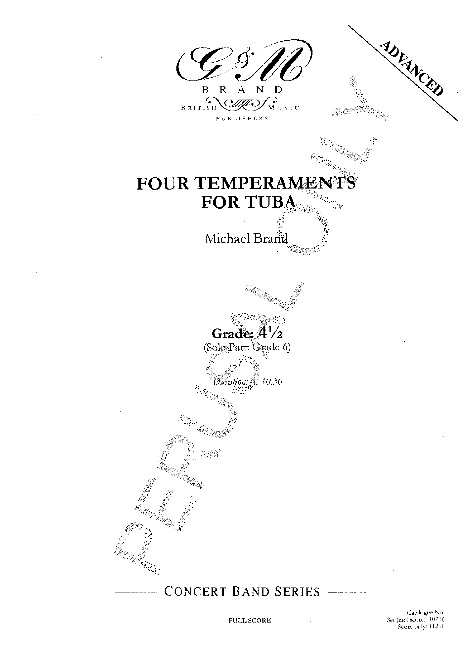 4 Temperaments for Tuba (Four) - hier klicken