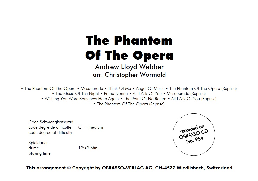 Phantom of the Opera, The - hier klicken