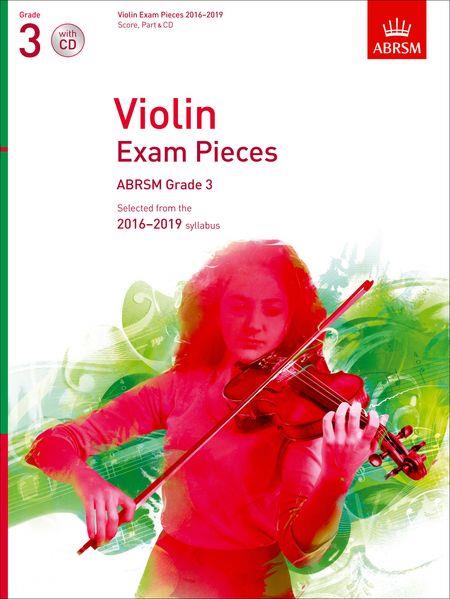 Violin Exam Pieces 2016-2019, ABRSM Grade 3: Selected from the 2016-2019 syllabus - hier klicken