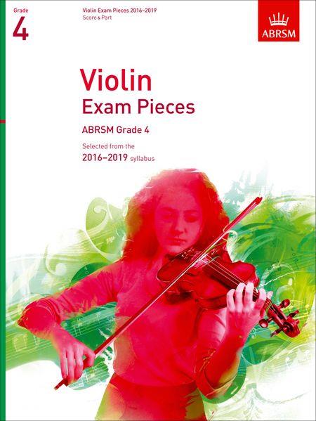 Violin Exam Pieces 2016-2019, ABRSM Grade 4: Selected from the 2016-2019 syllabus - hier klicken