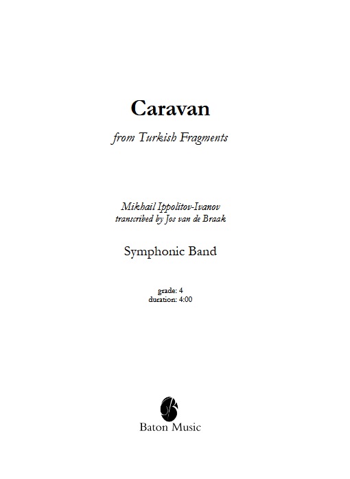 Caravan (from 'Turkish Fragments') - hier klicken