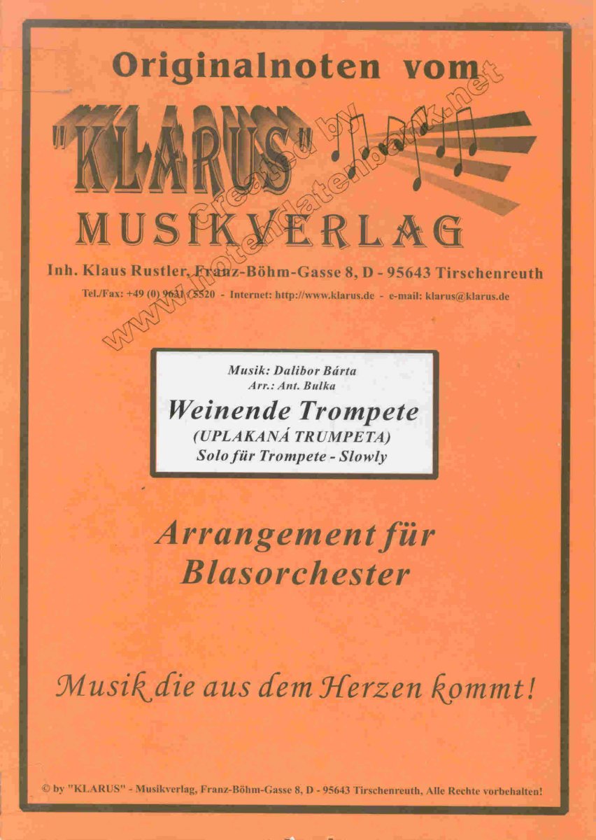 Weinende Trompete (Uplakan Trompeta) - hier klicken