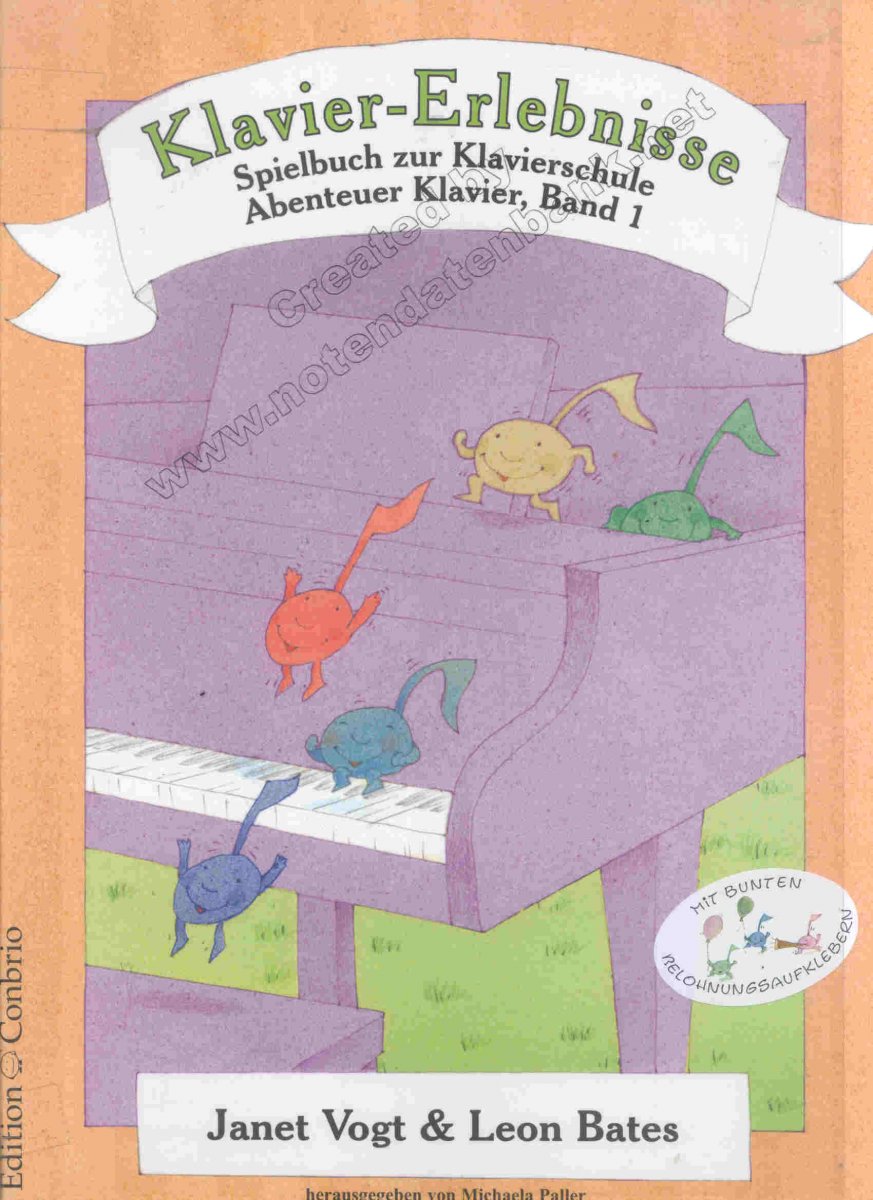 Klavier-Erlebnisse: Spielbuch zur Klavierschule #1 - hier klicken