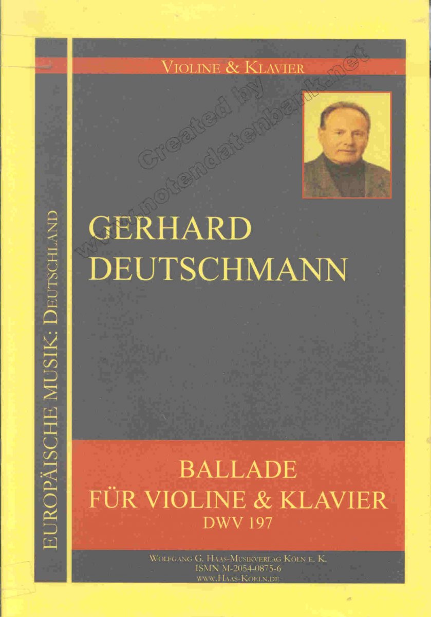 Ballade für Violone und Klavier - hier klicken
