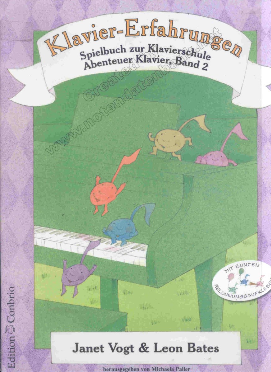 Klavier-Erfahrung: Spielbuch zur Klavierschule #2 - hier klicken