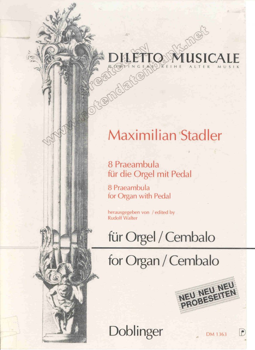 8 Praeambula für die Orgel mit Pedal - hier klicken 8 Praeambula für die Orgel mit Pedal - hier klicken