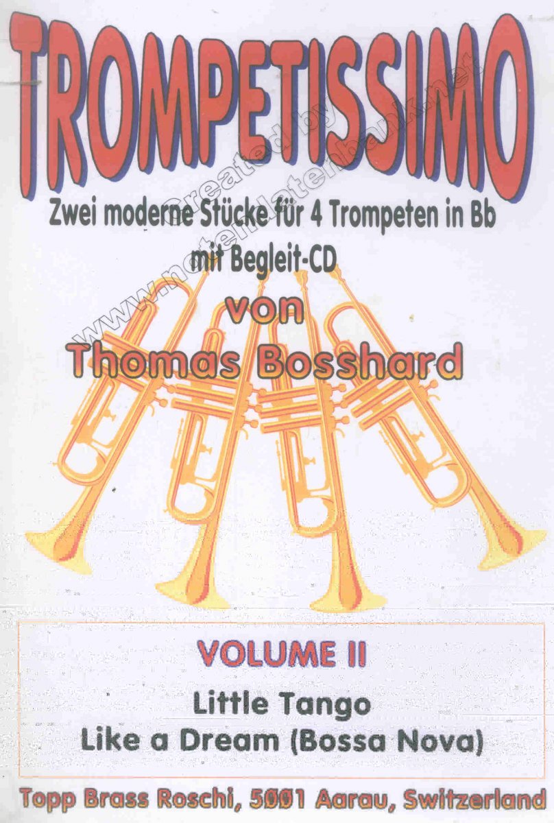 Trompetissimo #2: 2 moderne Stcke fr 4 Trompeten - hier klicken