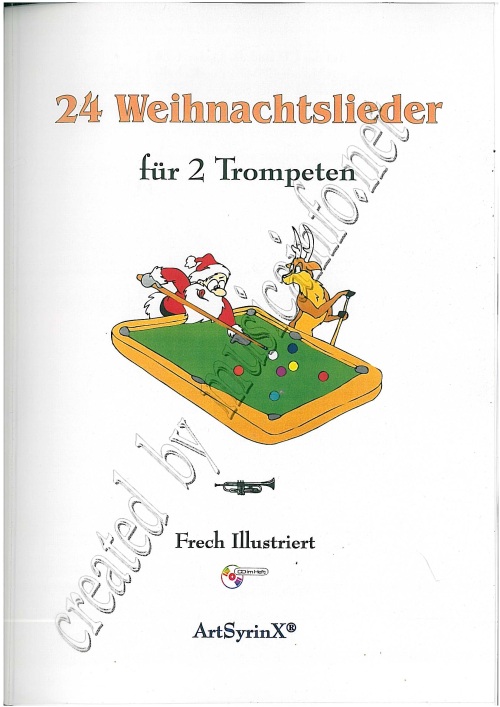 24 Weihnachtslieder fr 2 Trompeten in Bb - hier klicken