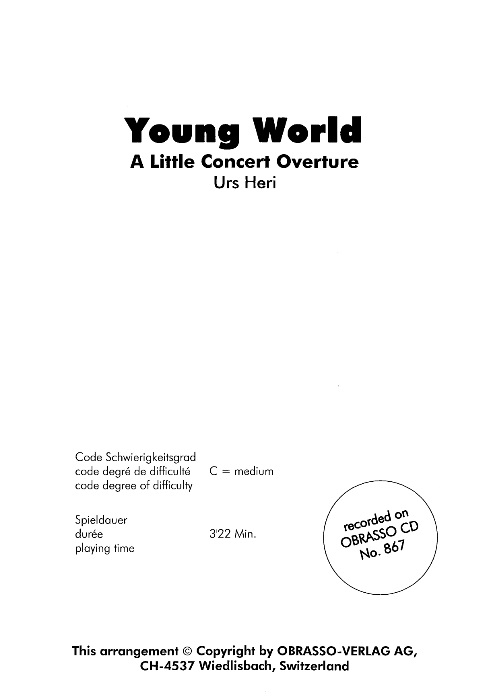 Young World (A Little Concert Overture) - hier klicken