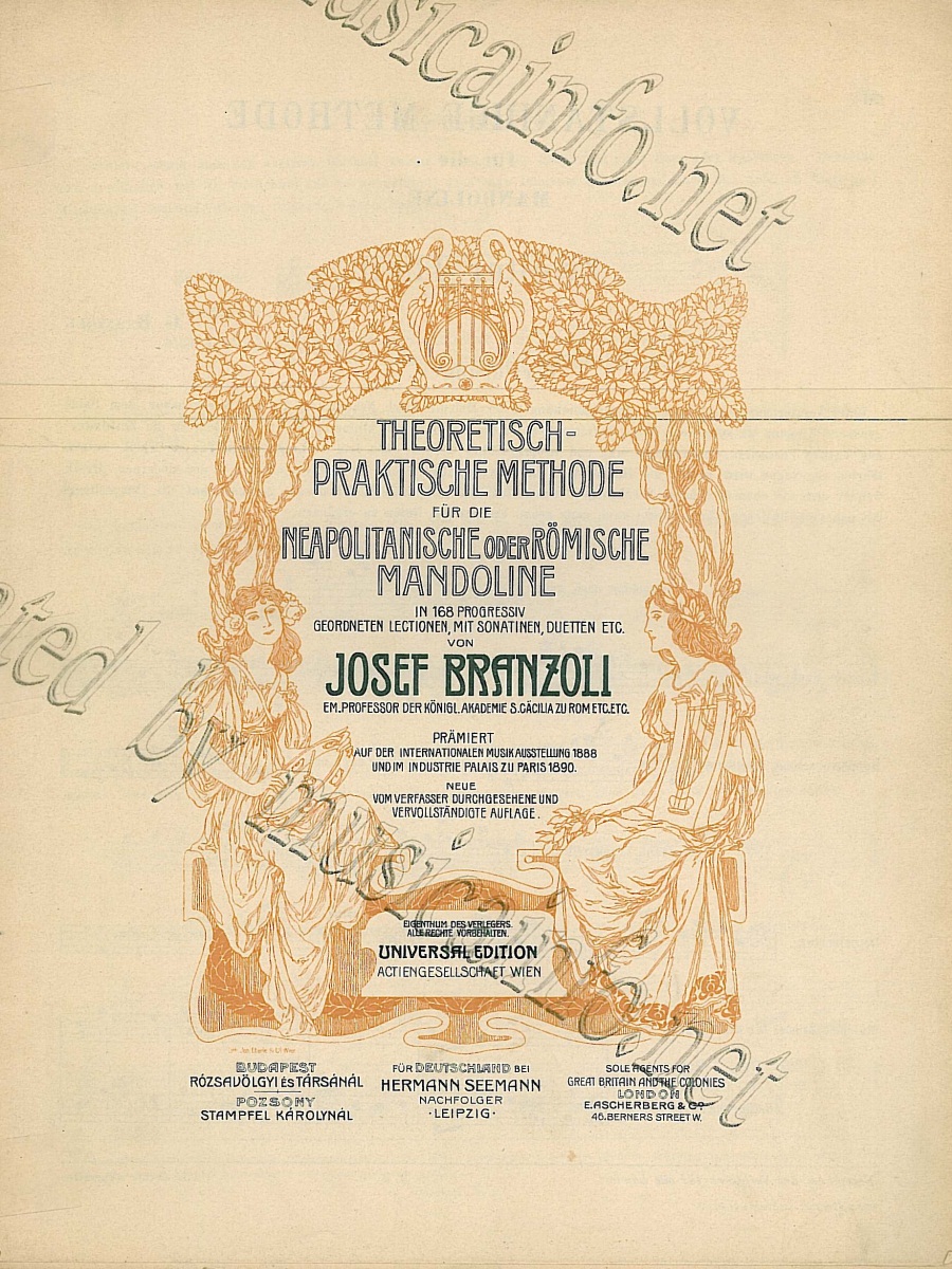 Theoretisch-praktische Methode für die neapolitanische oder römische Mandoline #2 - hier klicken Theoretisch-praktische Methode für die neapolitanische oder römische Mandoline #2 - hier klicken