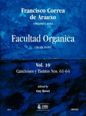 Facultad Organica [Edition in 11 vols.] #10: Canciones y Tientos Nos. 61-64 - hier klicken