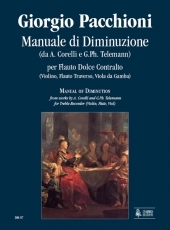 Manuale di Diminuzione from works by A. Corelli and G. Ph. Telemann - hier klicken Manuale di Diminuzione from works by A. Corelli and G. Ph. Telemann - hier klicken