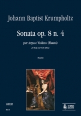 Sonata Op. 8 #4 for Harp and Violin (Flute) - hier klicken