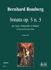 Sonata Op. 5 #3 for Harp and Violoncello (Violin) - hier klicken