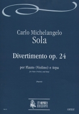 Divertimento Op. 24 for Flute (Violin) and Harp - hier klicken