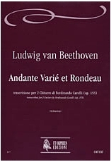 Andante Vari et Rondeau transcribed for 2 Guitars by Ferdinando Carulli - hier klicken