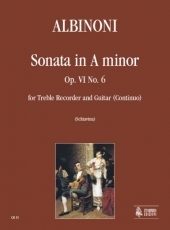 Sonata in A min Op. 6 #6 for Treble Recorder and Guitar (Continuo) - hier klicken Sonata in A min Op. 6 #6 for Treble Recorder and Guitar (Continuo) - hier klicken