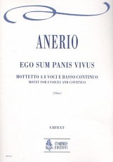 Ego sum Panis vivus. Motet for 8 Voices (SATB-SATB) and Continuo - hier klicken