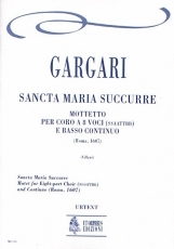Sancta Maria Succurre. Motet for Eigth-part Choir (SATB-SATB) and Continuo - hier klicken