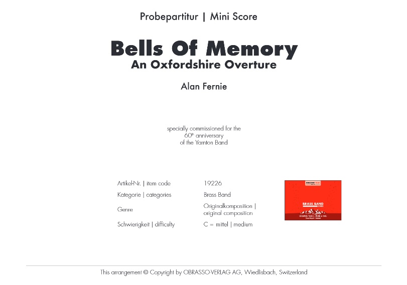 Bells of Memory (An Oxfordshire Overture) - hier klicken