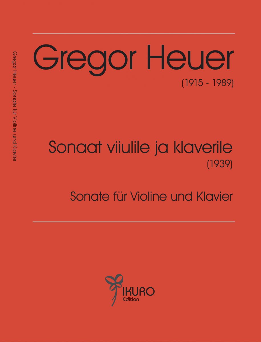 Sonate fr Violine und Klavier - hier klicken
