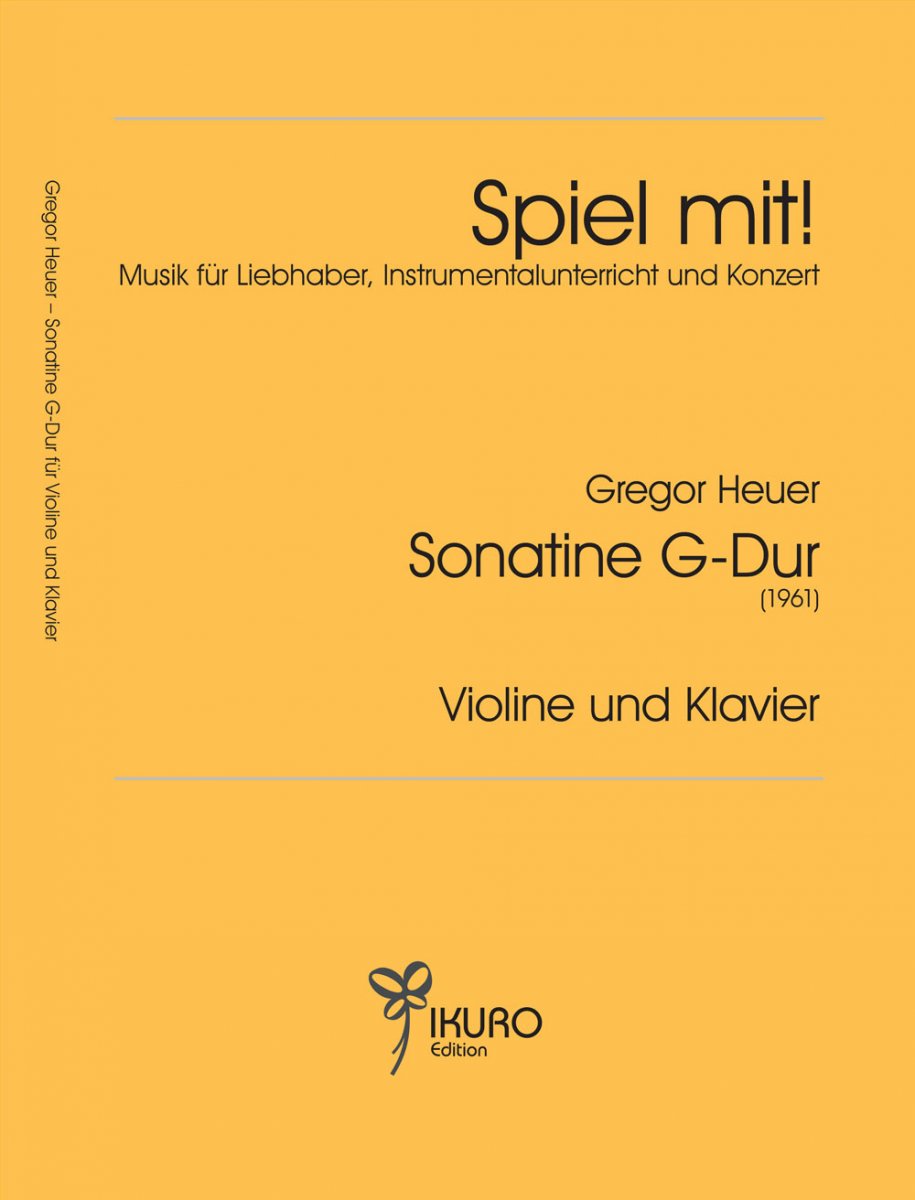 Sonatine G-Dur fr Violine und Klavier (1961) - hier klicken