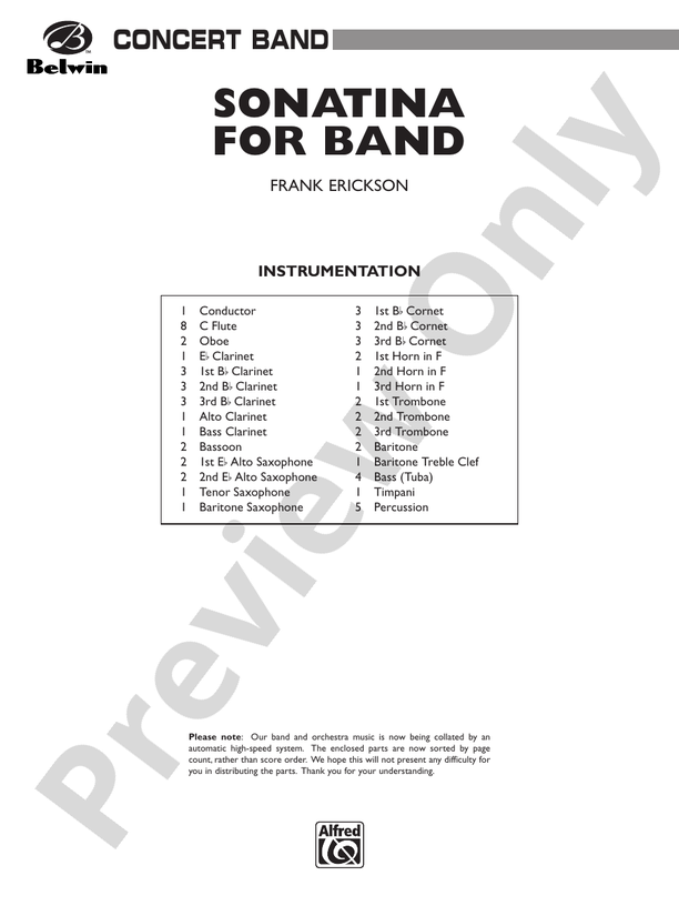 Sonatina for Band - hier klicken