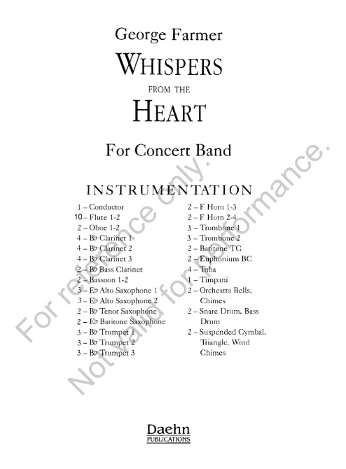 Whispers from the Heart - hier klicken