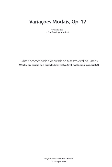Variacoes Modais (Modal Variations) - hier klicken