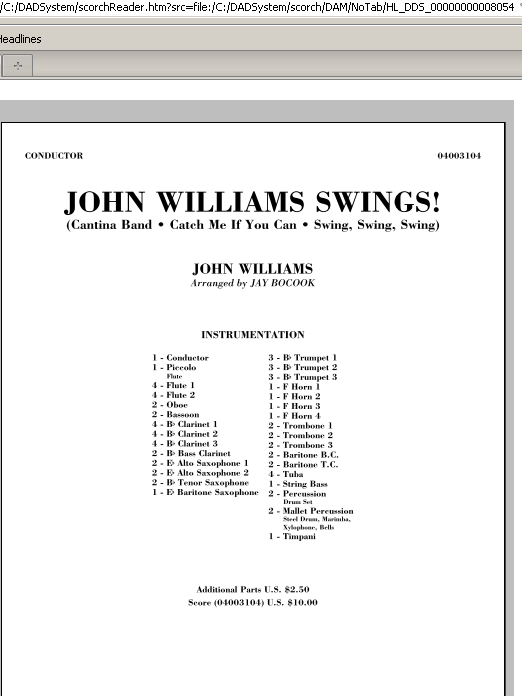 John Williams Swings! - hier klicken