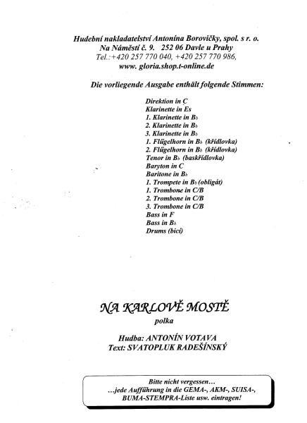 Auf der Karlsbrücke ( Na Karlove Moste) - hier klicken Auf der Karlsbrücke ( Na Karlove Moste) - hier klicken